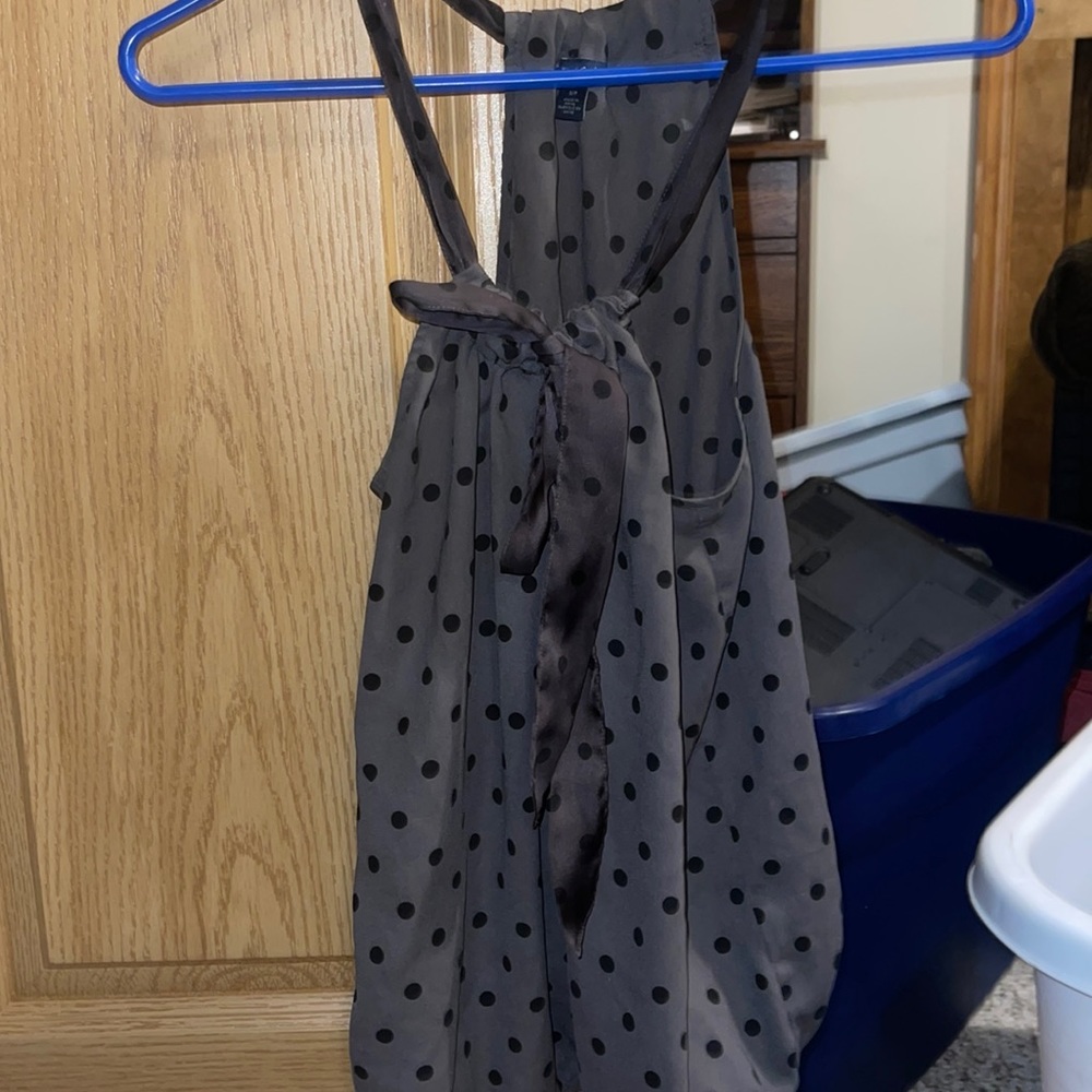 polka dot tank top blouse